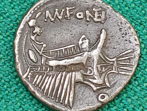 Roman Republic 108-107 BC Mn Fonteius Silver Denarius