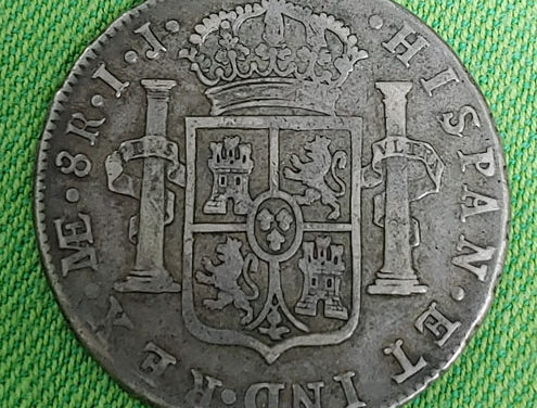 Peru/Colonial Canada 1789 Silver 8 Reales