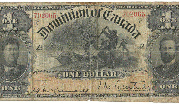 Dominion of Canada #DC13a 1898 $1 Bill