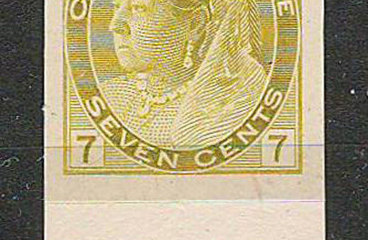 Canada #81P 1902 7c QV Numeral Plate Proof