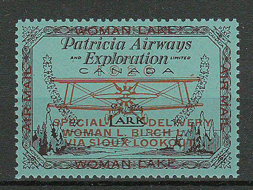 Patricia Airways #CL18 1926 50c S.O.A. only 1800 issued