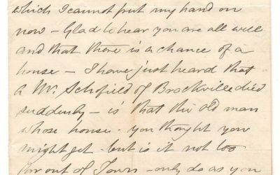 Victoria, B.C. 25 July 1873 Marcus Smith 3.5pg letter to his wife