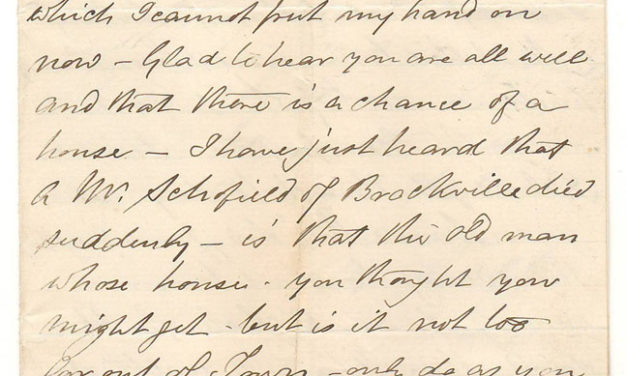 Victoria, B.C. 25 July 1873 Marcus Smith 3.5pg letter to his wife