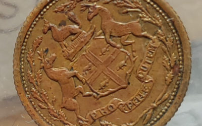 H.B.C. Eastmain ICCS MS60 1857 1/8 Made Beaver Token