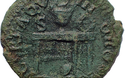 Nero 54-68 AD Ae Semis struck at Rome Mint