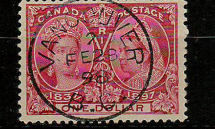 Canada #61 28 Feb 1898 Vancouver CDS $1 Jubilee