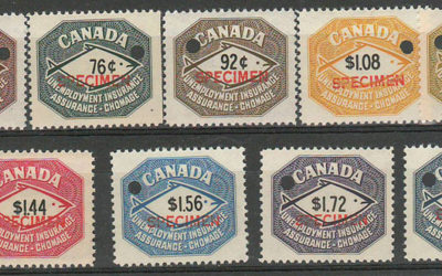 Canada #FU87S-FU95S 1960 Specimen Set (9)