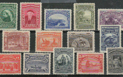 Newfoundland #61-74 1897 Discovery Set (14)