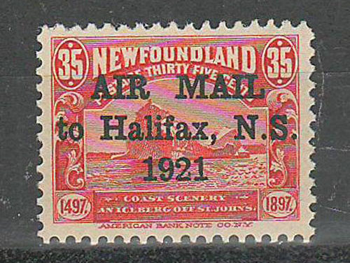 Newfoundland #C3 1921 35c Halifax Airmail