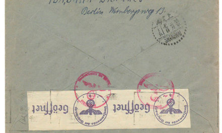 Shanghai incoming 24 Jan 1941 25pf Censored Cover via Siberia