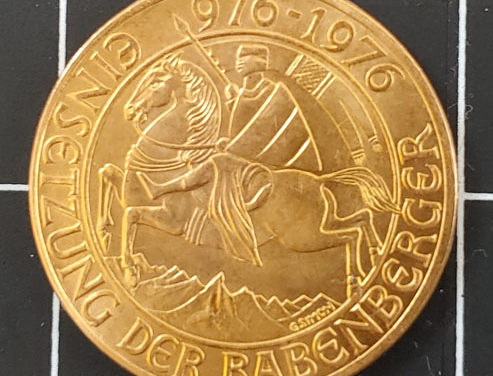 Austria 1976 Millennium Gold 1000 Schilling .3906oz AGW