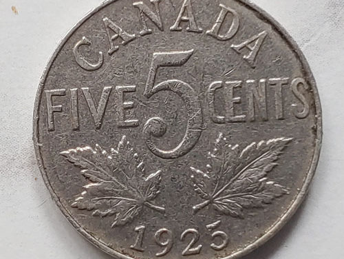 Canada 1925 George V 5 Cents