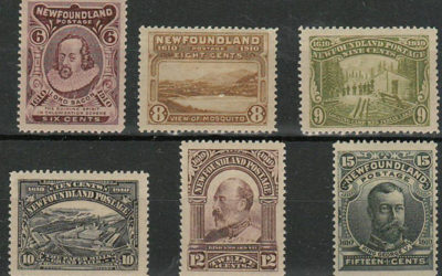 Newfoundland #98-103 1911 Guy Set (6)