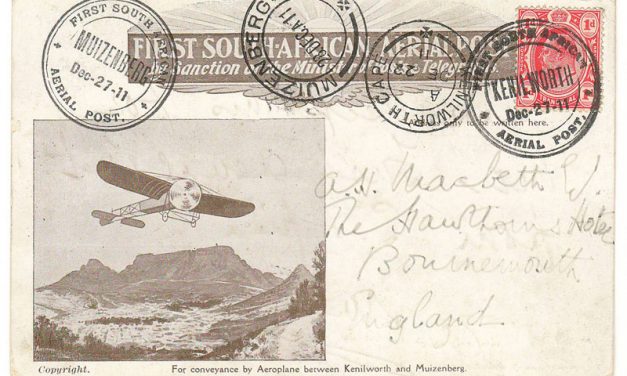 South Africa 27 De 1911 1d Kenilworth First Flight Card to Bournemouth