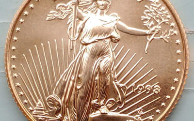 U.S.A. BU 1998 1/4 Ounce pure Gold $10 