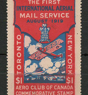Aero Club #CLP3 Unused 1919 $1 only 3000 printed