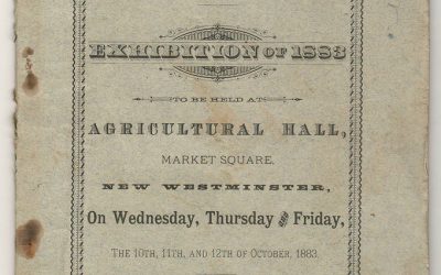 New West, B.C. Sept 1883 60-pg Agricultural Program, ex Brighouse