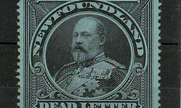 Newfoundland #OX1i VF Mint 1905 Edward VII Official Seal