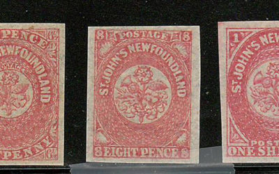 Newfoundland #21-23 1861/62 Pence trio