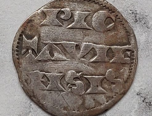 Richard I the Lion Heart 1189-1199 Duke of Aquitaine Silver Denier
