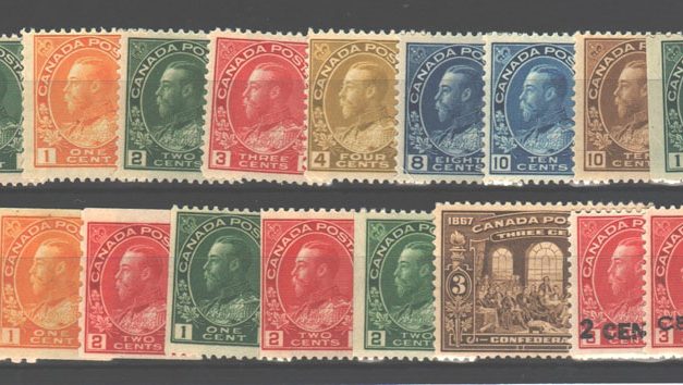 Canada #104/140 1911/26 Admirals (18 diff)