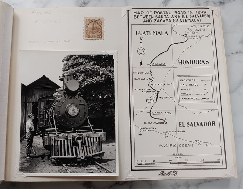 Panama Railroad Collection in 49-pg Gerald Wellburn Album