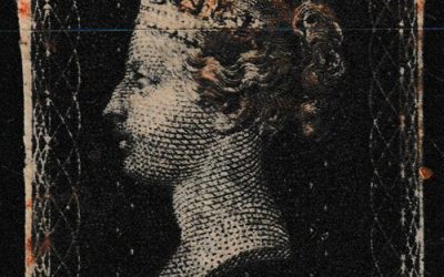 G.B. #1 F/VF Used 1840 1d Black identified as Plate 6