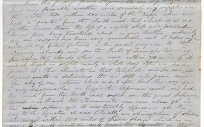 Capetown 18 Oct 1860 Marcus Smith 4-page letter to his Cdn wife