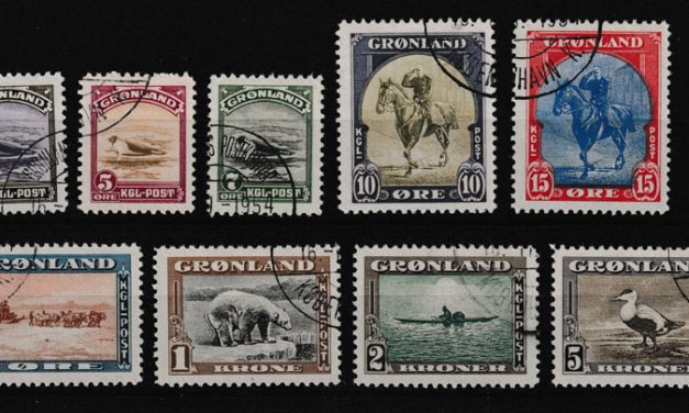 Greenland #10-18 VF Used 1945 American Set (9)