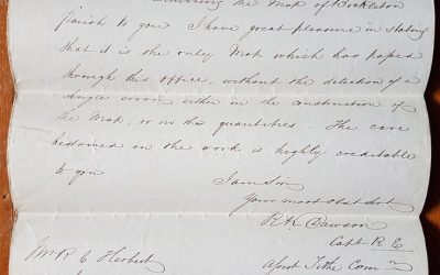 1841/42 Somerset House Capt. Dawson/Marcus Smith Letter