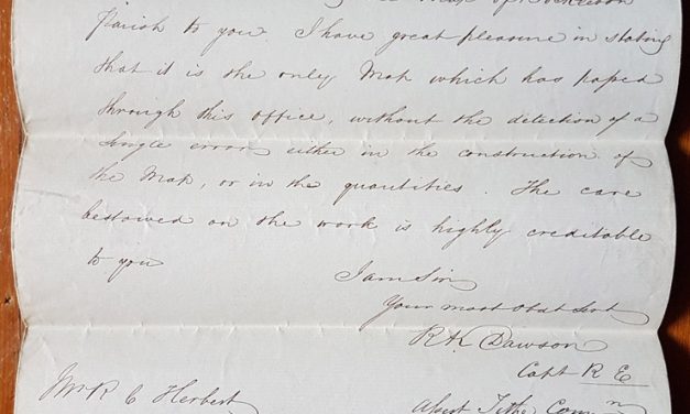 1841/42 Somerset House Capt. Dawson/Marcus Smith Letter