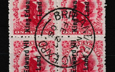N.Z./King Edward VII Land #121A 27 Fe 1908 B.A.E. CDS Used Blk (4)