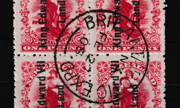 N.Z./King Edward VII Land #121A 27 Fe 1908 B.A.E. CDS Used Blk (4)