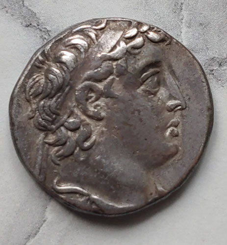 Greek Syria 129-125 BC Demetrius II 14gm Silver Tetradrachm