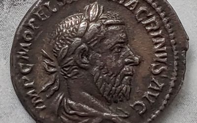 Macrinus 217-218 AD 3gm Silver Denarius