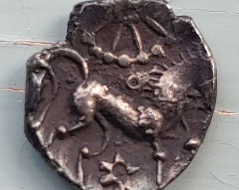 Celtic Britain Iceni Bury Type B circa 50 BC Silver Unit