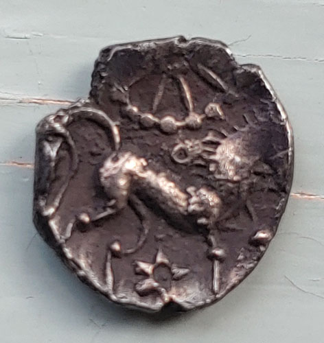 Celtic Britain Iceni Bury Type B circa 50 BC Silver Unit (also see lot 197)