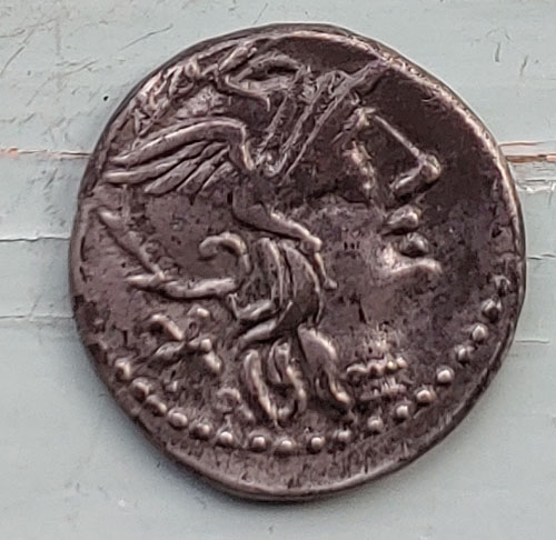 Roman Republic C. Minucius Augurinus 135 BC Silver Denarius