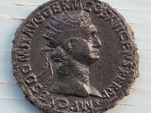 Domitian, as Augustus 81-96 AD 13gm AE Dupondius