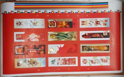 Canada Post NH 2021 Lunar New Year Uncut Press Sheet