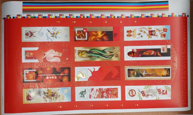 Canada Post NH 2021 Lunar New Year Uncut Press Sheet
