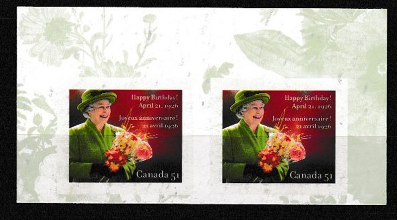 Canada #2142b VFNH 2006 52c Missing Die Cutting Imperf Pair