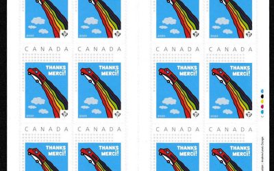 Canada Post 2020 VFNH 12-stamp Thanks employees only Booklet