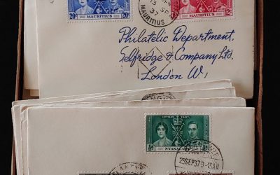 1937 Coronation Selfridge’s Covers/FDCs in original box (206)