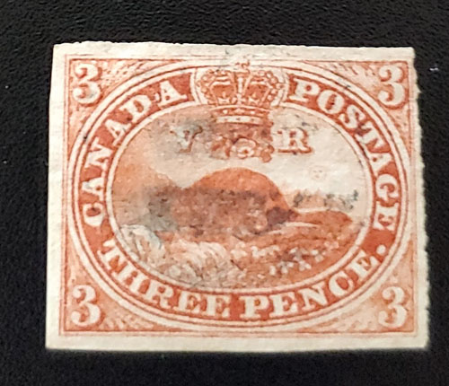 Canada #4a F/VF Used 1853 3d Beaver $260