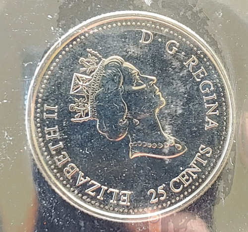 Canada ICCS MS62 2000 Millennium Mule 25 Cents $300+