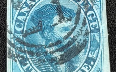 Canada #7a VF Used 1855 10d Cartier 2005 Greene Cert.