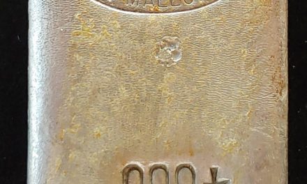 Johnson Matthey & Mallory pure Silver 10 oz poured Bar