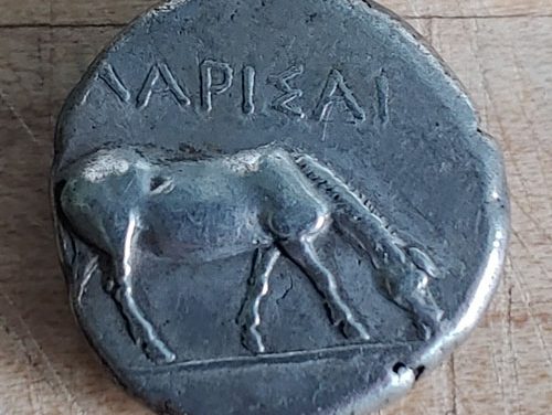 Greece/Thessaly 350-325 BC Larissa 6.1gm Silver Drachm