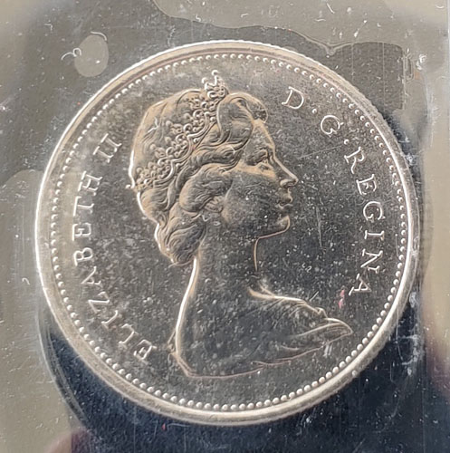 Canada ICCS MS63 1973 Large Bust Variety R.C.M.P. 25 Cents $750